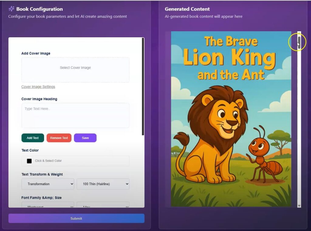 KindleMint AI content generation for ebooks